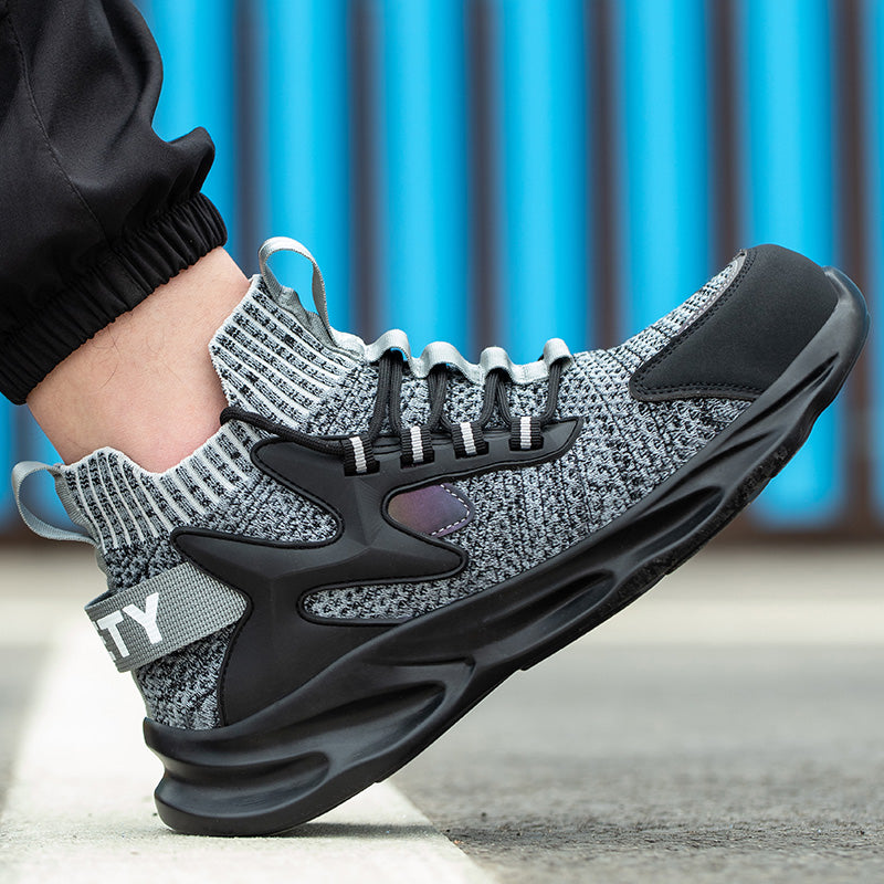 Buty robocze S1P z wkładką ochronną i metalowym noskiem dla mężczyzn