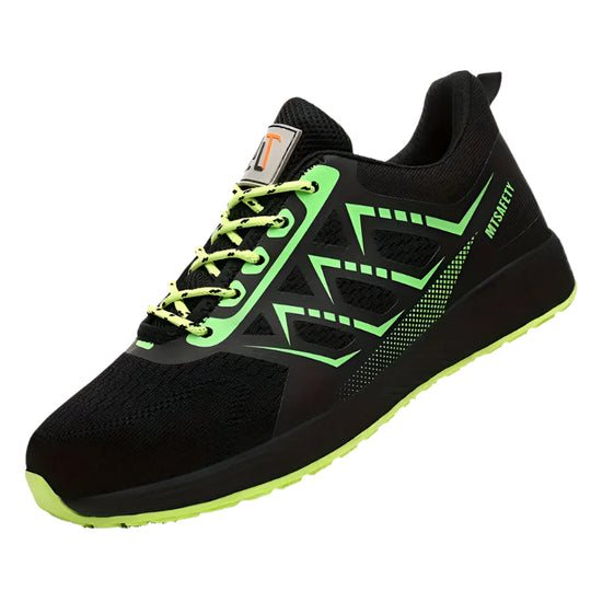 Buty robocze męskie z noskiem stalowym - lekkie, sportowe i antypoślizgowe