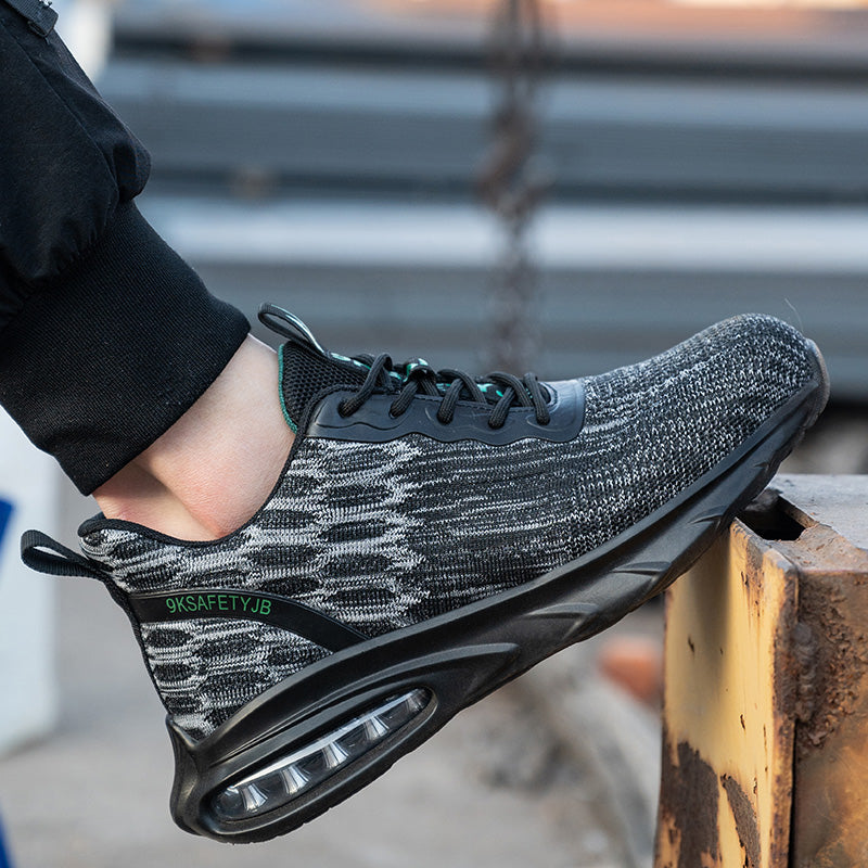 Buty robocze męskie – lekkie z metalowym noskiem i zabudowaną cholewką