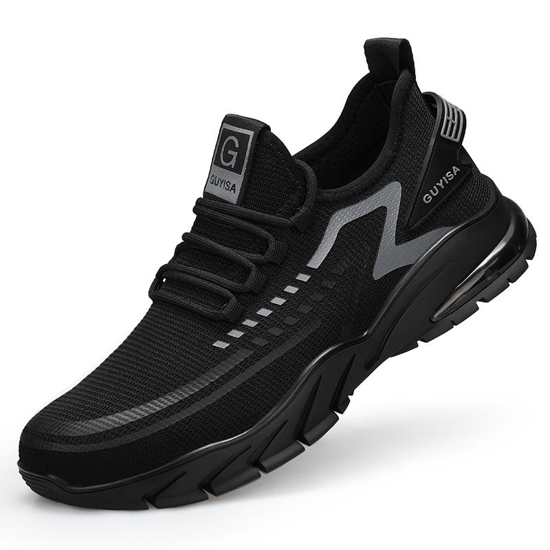 Buty ochronne męskie z kevlaru i stalowym noskiem - lekkie i oddychające