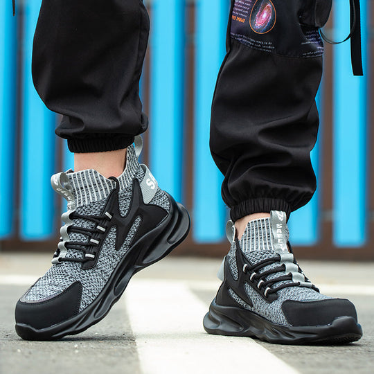 Buty robocze S1P z wkładką ochronną i metalowym noskiem dla mężczyzn