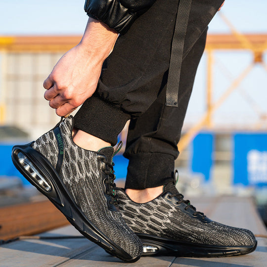 Buty robocze męskie – lekkie z metalowym noskiem i zabudowaną cholewką
