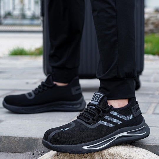 Buty robocze męskie Kevlar - lekkie, stalowy nosek, wodoodporne