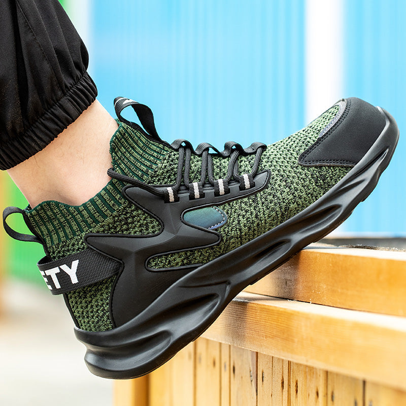 Buty robocze S1P z wkładką ochronną i metalowym noskiem dla mężczyzn