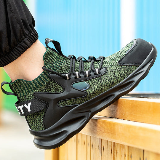 Buty robocze S1P z wkładką ochronną i metalowym noskiem dla mężczyzn
