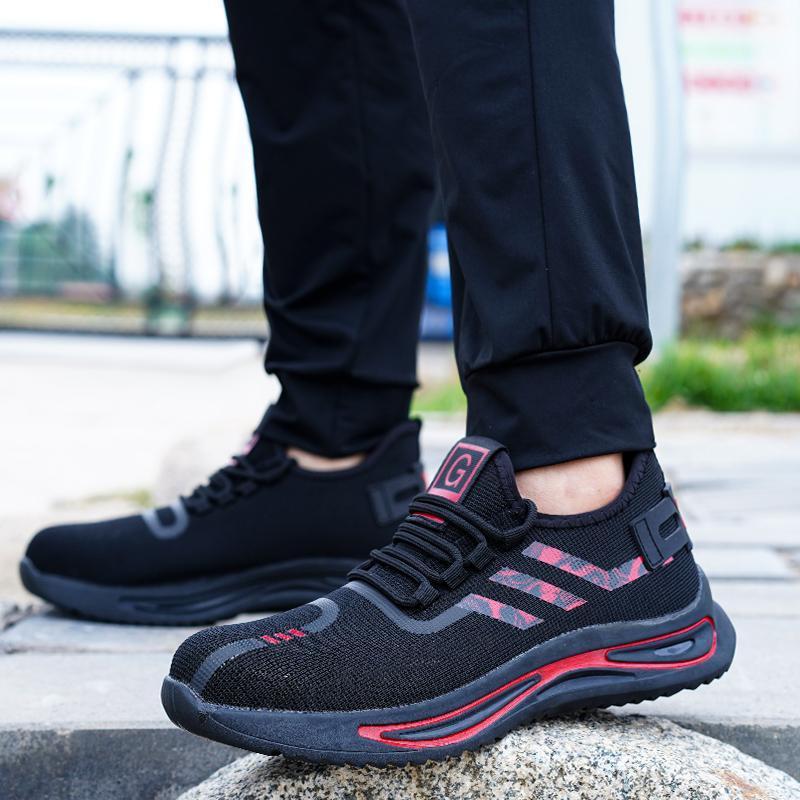Buty robocze męskie Kevlar - lekkie, stalowy nosek, wodoodporne