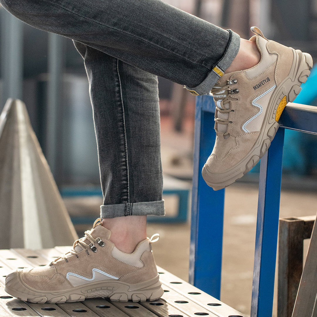 Buty robocze z podeszwą odporną na przebicie i noskiem z metalu dla mężczyzn