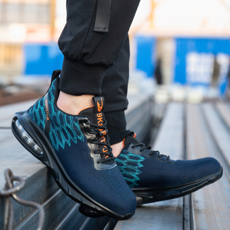 Buty robocze męskie – lekkie z metalowym noskiem i zabudowaną cholewką