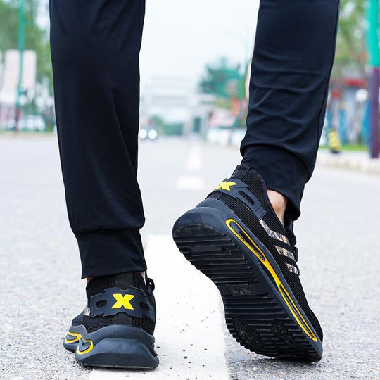 Buty robocze męskie Kevlar - lekkie, stalowy nosek, wodoodporne