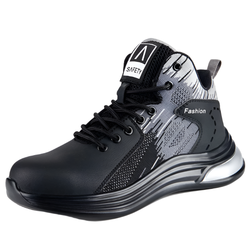 Buty robocze męskie S3 - z zamkniętą cholewką i profilowaną podeszwą
