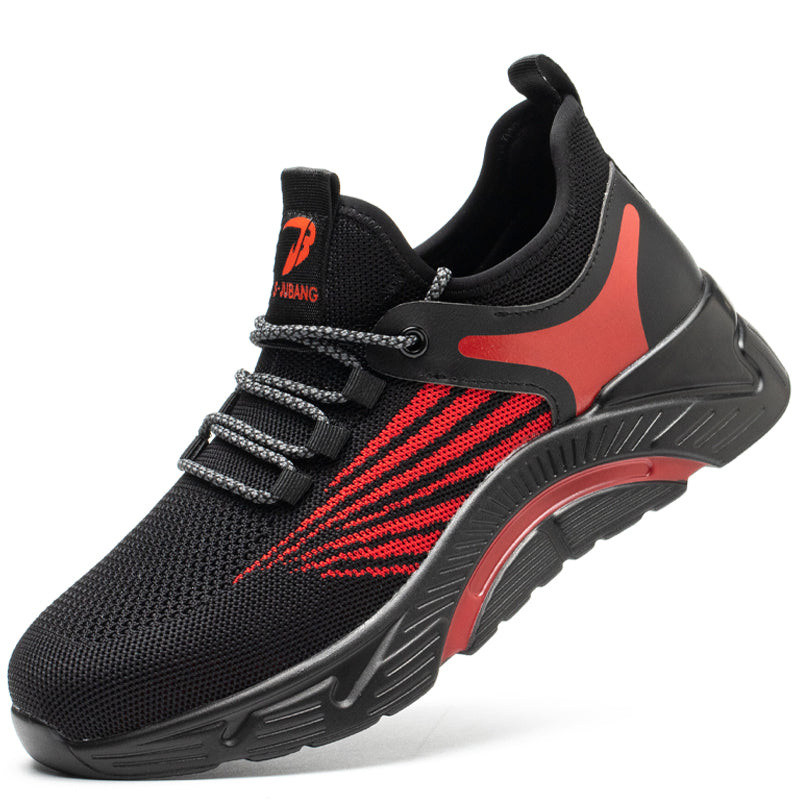 Buty robocze S1P z podeszwą ochronną dla mężczyzn – lekkie z przewiewną cholewką