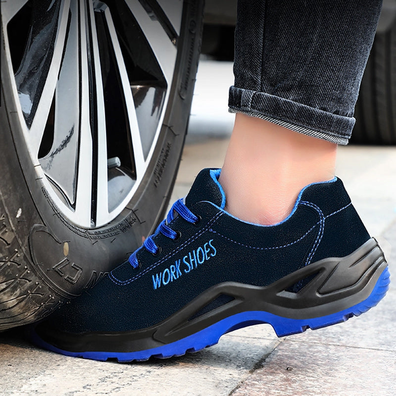 Buty robocze męskie – nos z metalu, cholewka o zwartej strukturze, solidna podeszwa