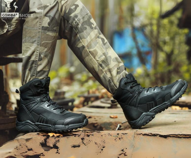 Buty męskie ze skóry - stylowe obuwie casual z wysoką cholewką
