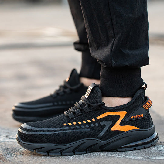 Buty robocze sportowe z noskiem metalowym dla mężczyzn – lekkie z przewiewną cholewką