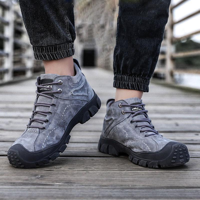 Buty robocze z podnoskiem stalowym i ochronną podeszwą dla mężczyzn