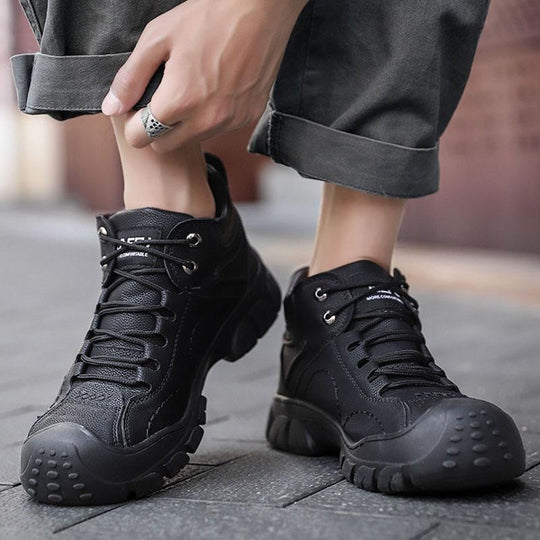 Buty robocze z podnoskiem stalowym i ochronną podeszwą dla mężczyzn
