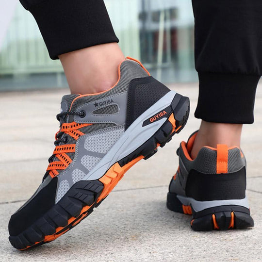 Buty robocze męskie - lekkie z metalowym noskiem i przyczepną podeszwą