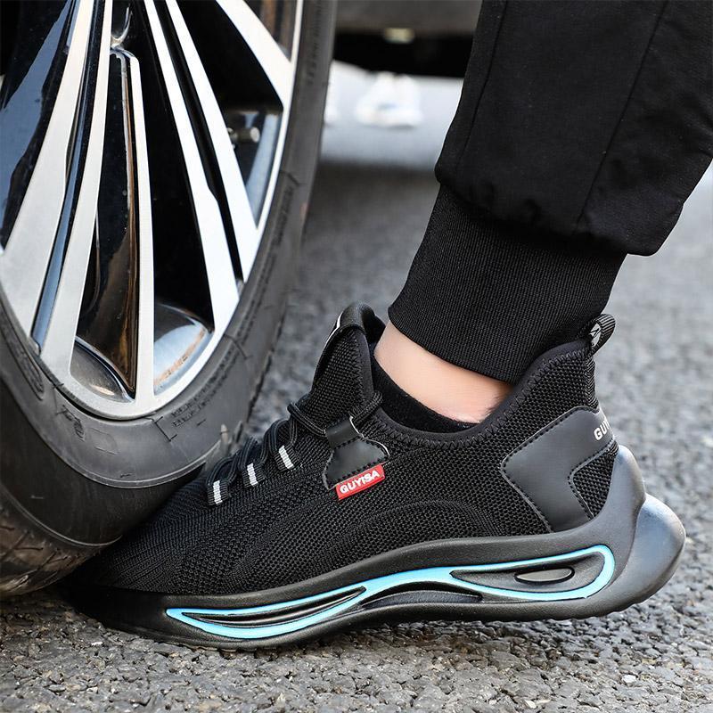 Buty robocze męskie lekkie z kompozytowym noskiem i siateczkową cholewką
