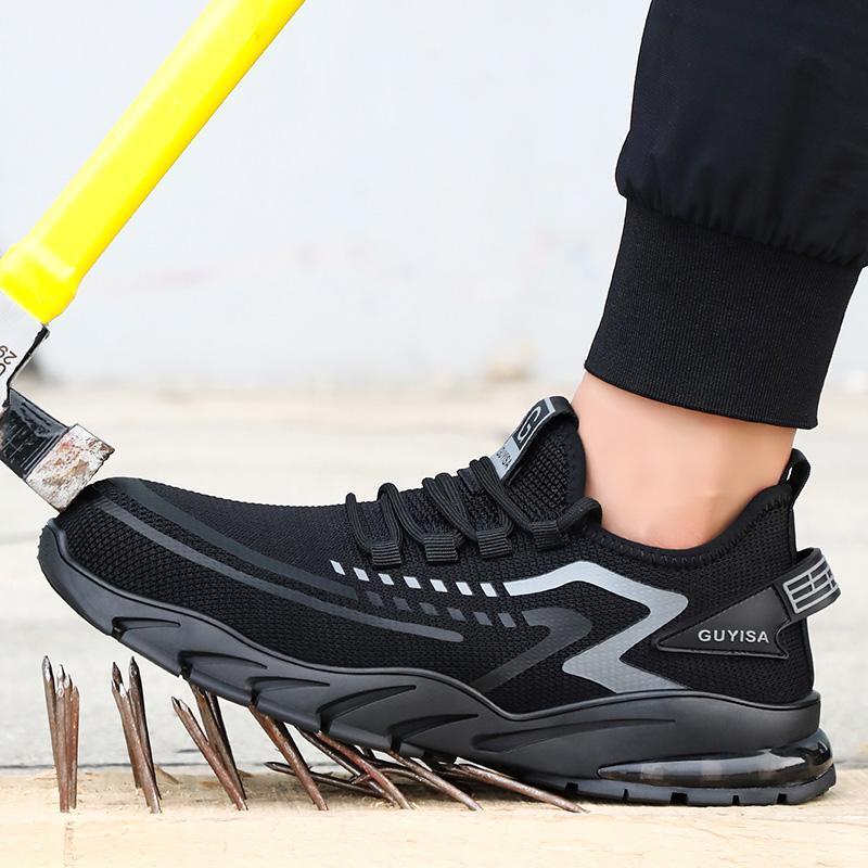 Buty robocze męskie – lekkie z noskiem metalowym i cholewką odporną na wilgoć