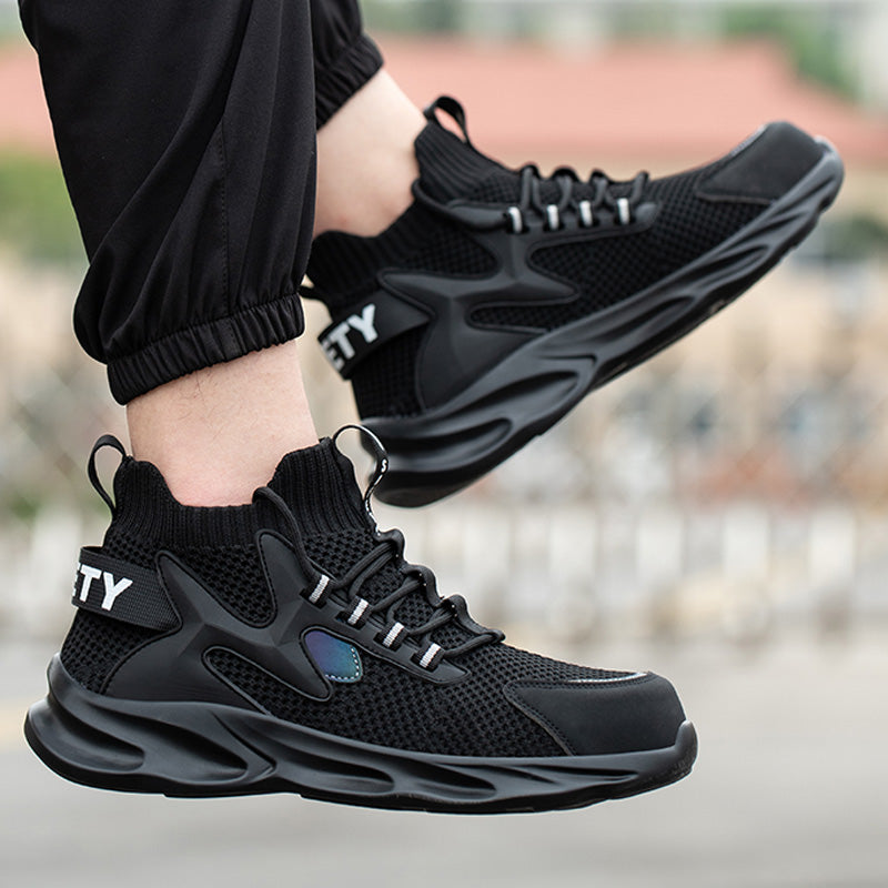 Buty robocze S1P z wkładką ochronną i metalowym noskiem dla mężczyzn