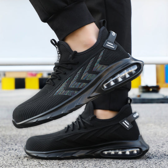 Buty robocze dla mężczyzn – metalowy nosek, lekka podeszwa robocza