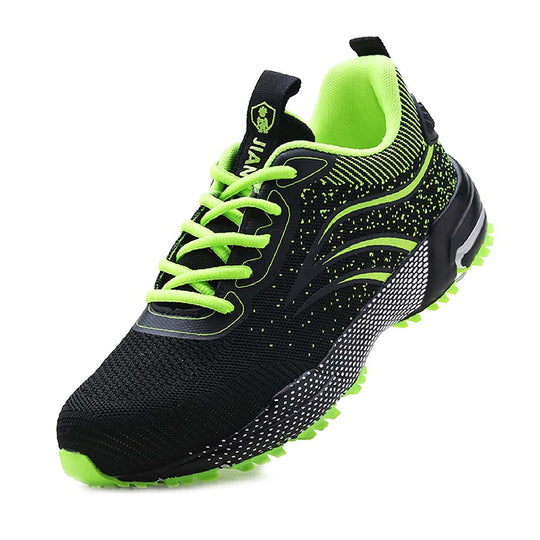 Buty robocze męskie z wkładką ochronną – lekkie z metalowym noskiem i przewiewne