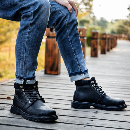 Antypoślizgowe, Wodoodporne Buty Ochronne Ze Stalowym Podnoskiem