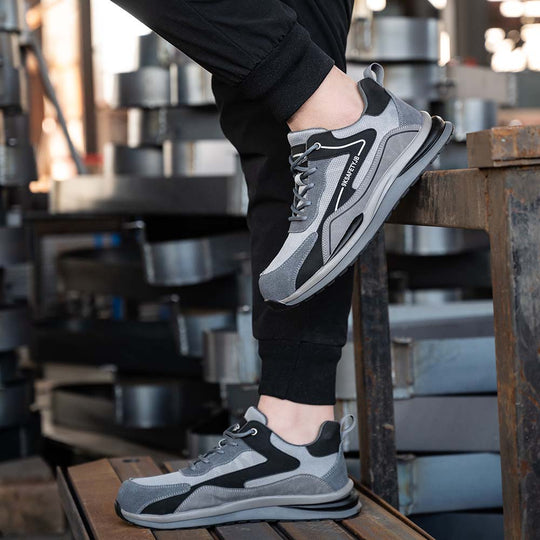 Buty robocze męskie S3 – wkładka ochronna nosek z metalu odporne na wilgoć