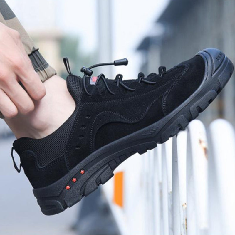Buty robocze męskie sportowe - lekkie, oddychające i antyprzebiciowe