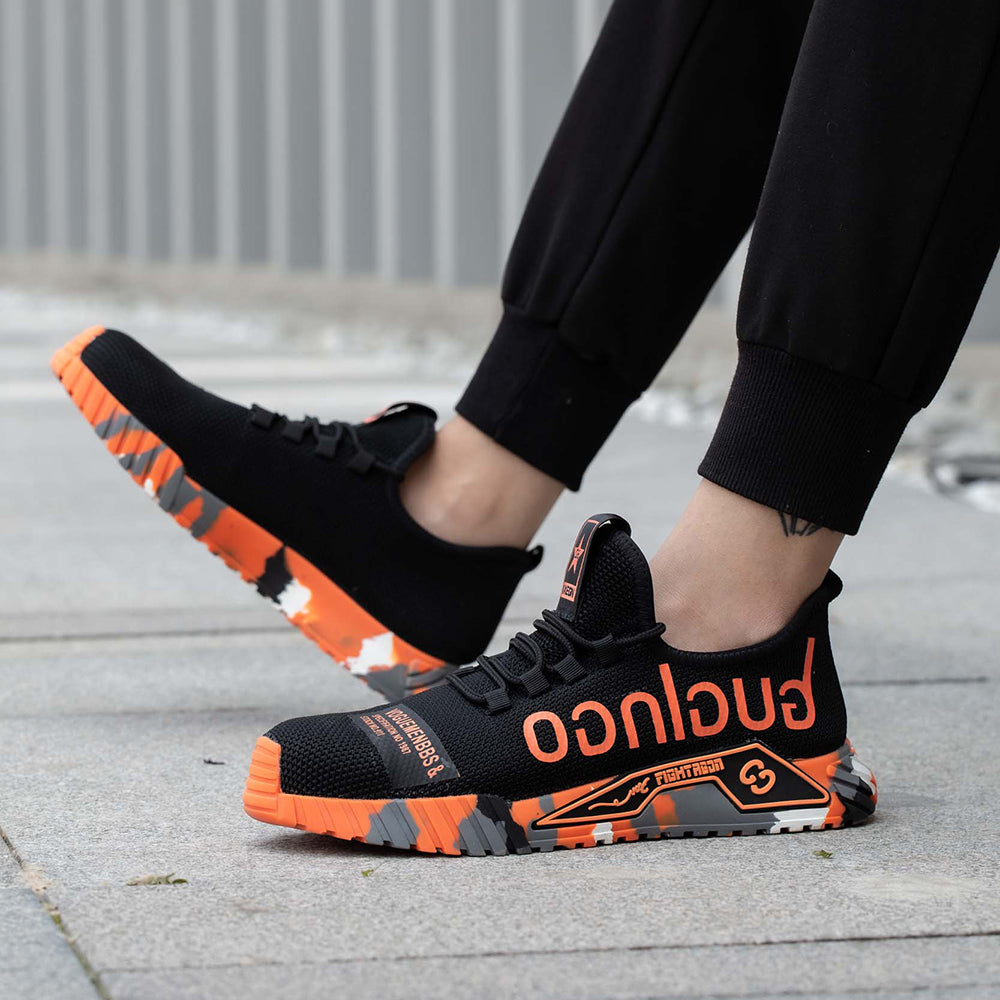 Buty robocze męskie S1P – lekkie z noskiem z tworzywa i siateczką