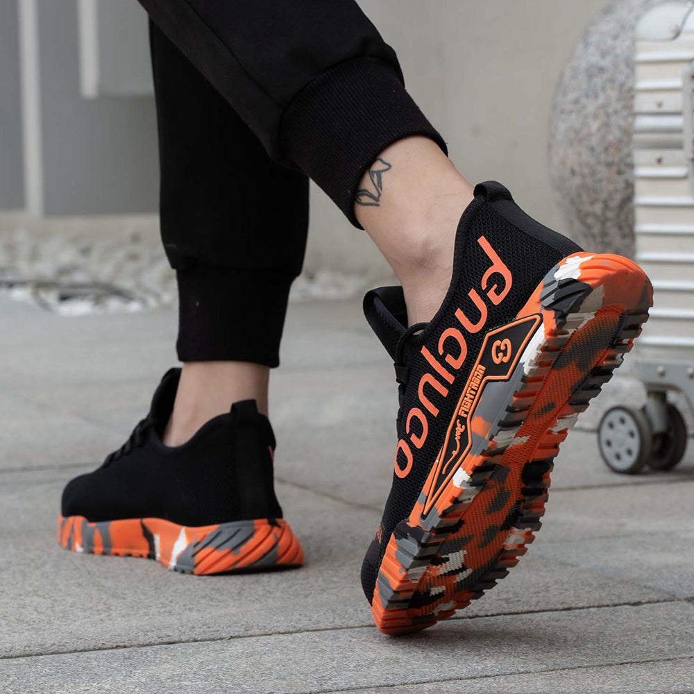 Buty robocze męskie S1P – lekkie z noskiem z tworzywa i siateczką