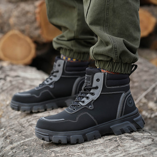 Lekkie Wodoodporne Buty Ze Stalowym Noskiem