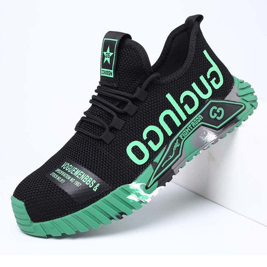 Buty robocze męskie S3 z kevlaru i noskiem stalowym - antypoślizgowe i lekkie