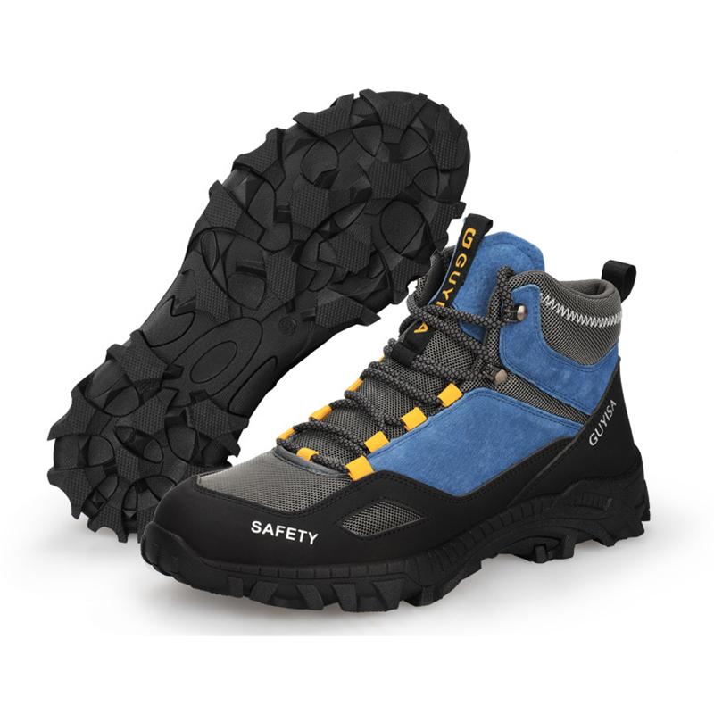 Buty robocze S3 dla mężczyzn – metalowy nosek, siateczka, przyczepna podeszwa