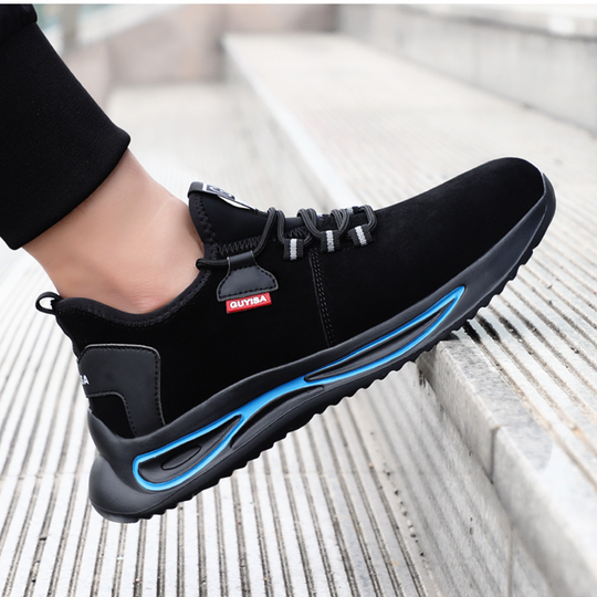 Buty robocze męskie – lekkie z metalowym noskiem i powłoką chroniącą przed wilgocią