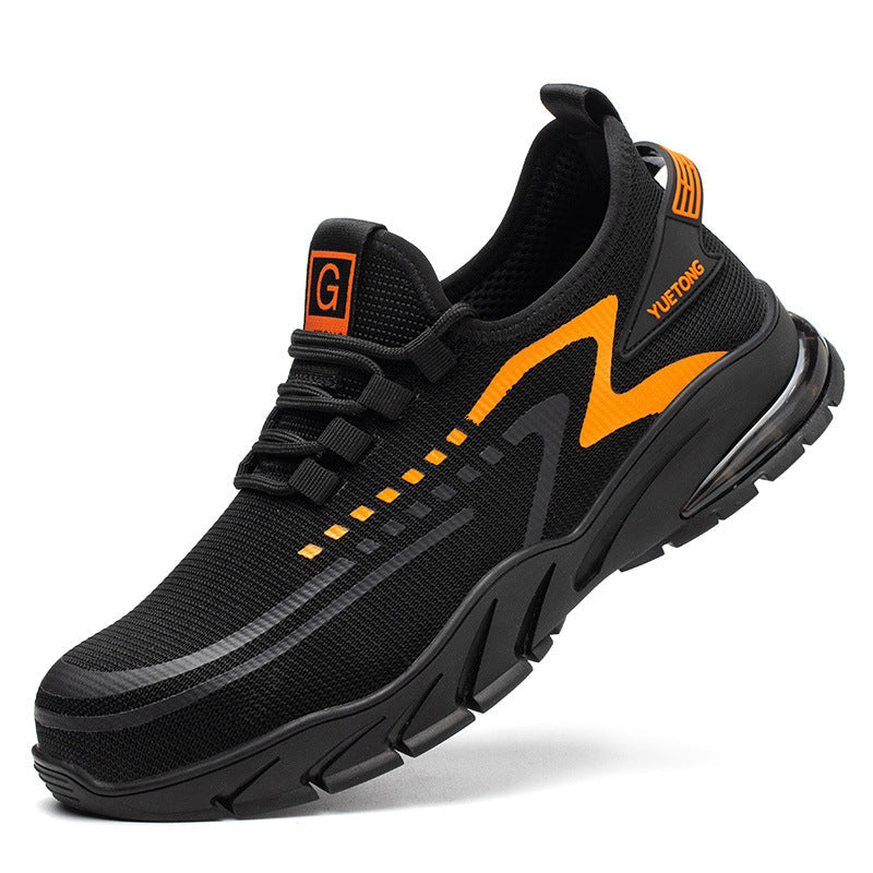 Buty robocze sportowe z noskiem metalowym dla mężczyzn – lekkie z przewiewną cholewką