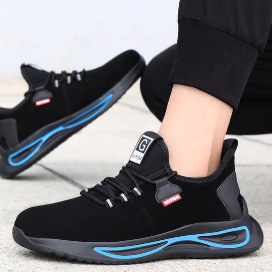 Buty robocze męskie – lekkie z metalowym noskiem i powłoką chroniącą przed wilgocią