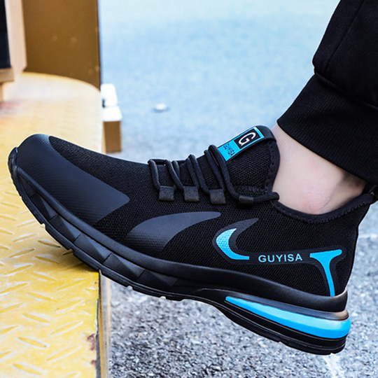 Buty robocze męskie – lekkie z metalowym noskiem i ochronną cholewką