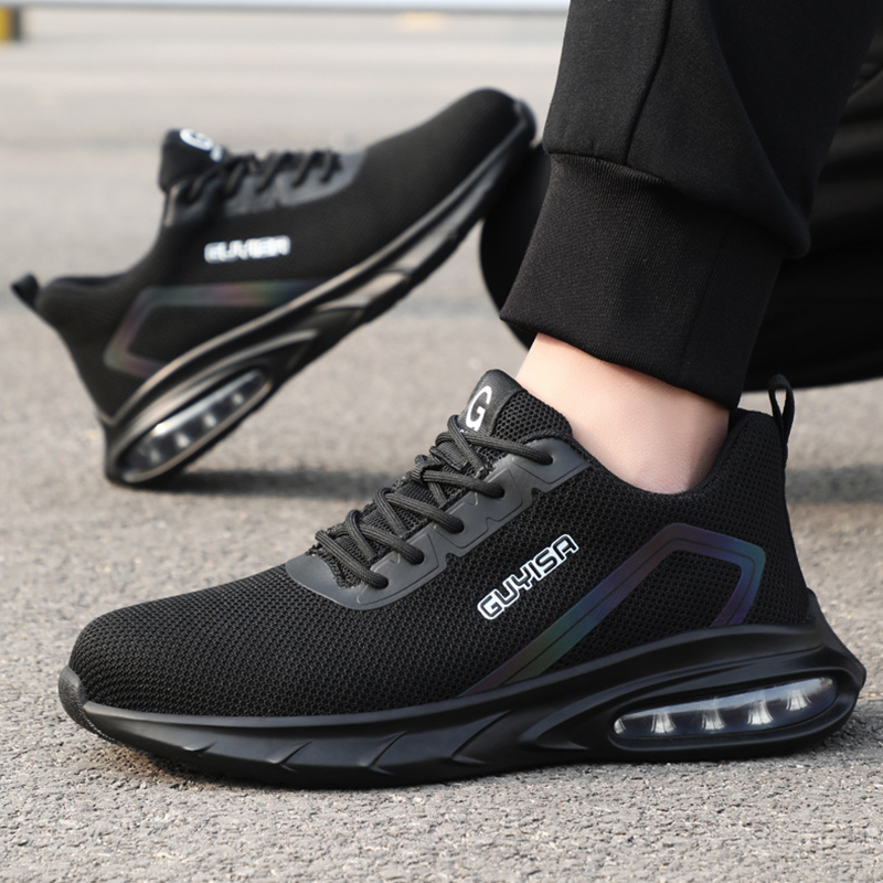 Buty robocze dla mężczyzn – metalowy nosek, lekka podeszwa robocza
