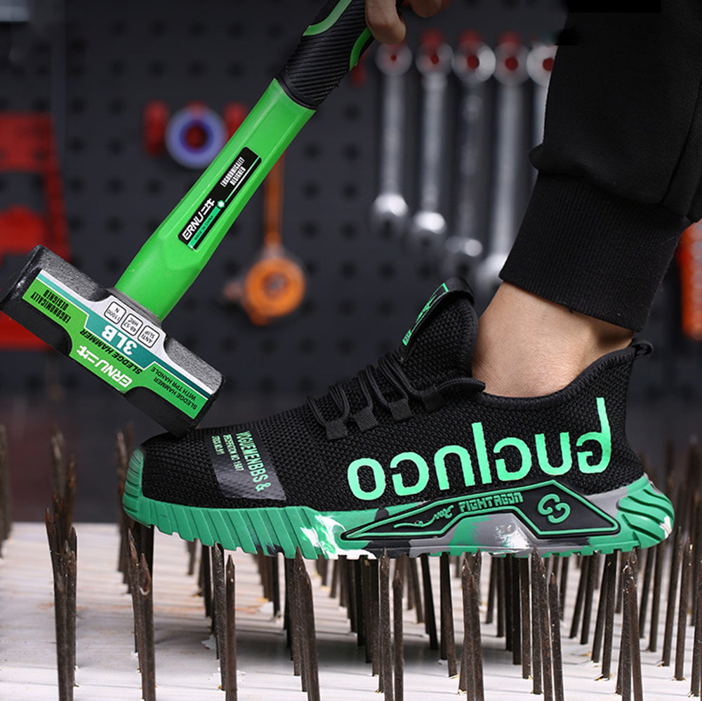 Buty robocze męskie S1P – lekkie z noskiem z tworzywa i siateczką