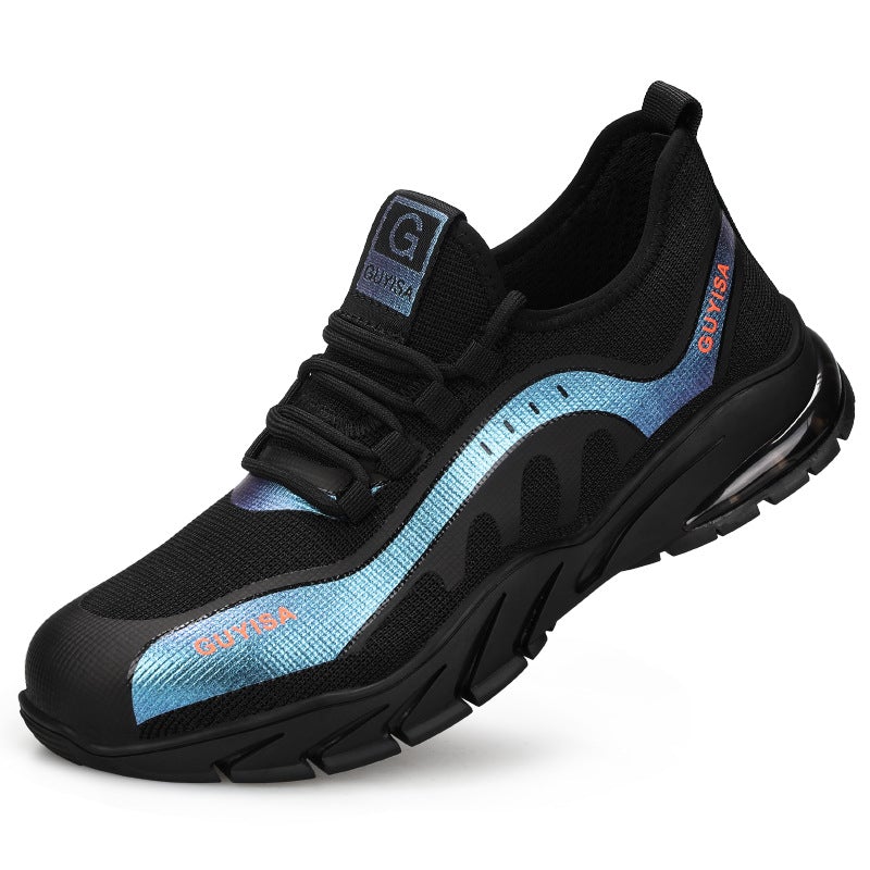 Buty robocze męskie – lekkie z metalowym noskiem i ochronną cholewką