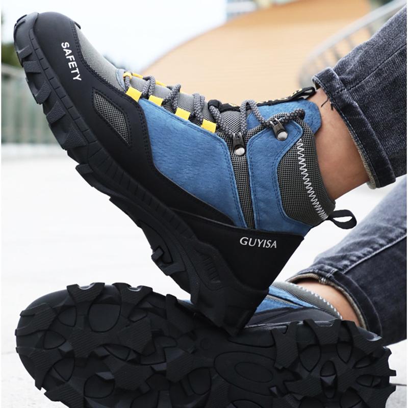 Buty robocze S3 dla mężczyzn – metalowy nosek, siateczka, przyczepna podeszwa