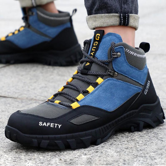 Buty robocze S3 dla mężczyzn – metalowy nosek, siateczka, przyczepna podeszwa