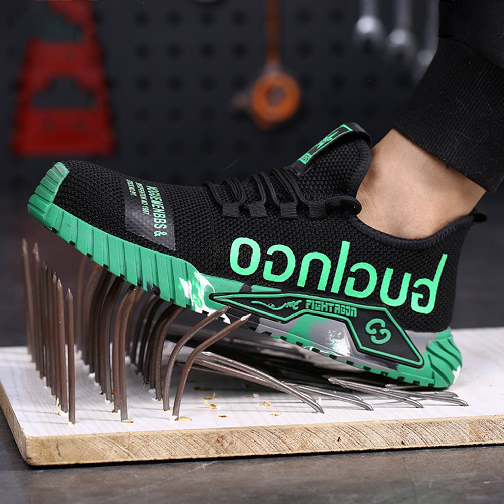 Buty robocze męskie S1P – lekkie z noskiem z tworzywa i siateczką