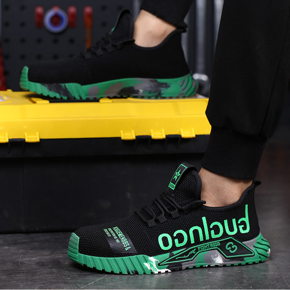 Buty robocze męskie S1P – lekkie z noskiem z tworzywa i siateczką