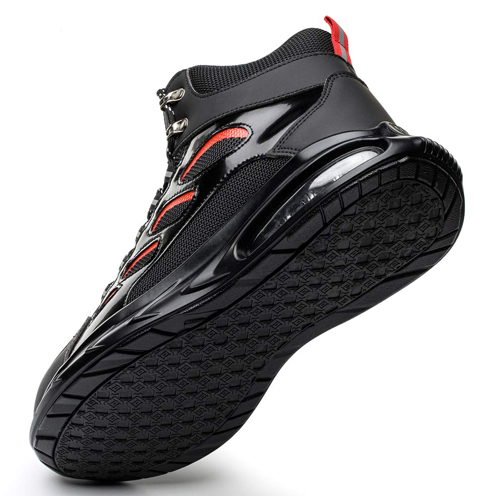 Buty robocze męskie z kevlarową wkładką i stalowym noskiem - lekkie i oddychające