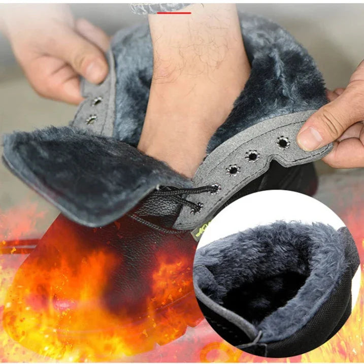 Buty robocze męskie z kevlaru i stalowym noskiem - wodoodporne i lekkie