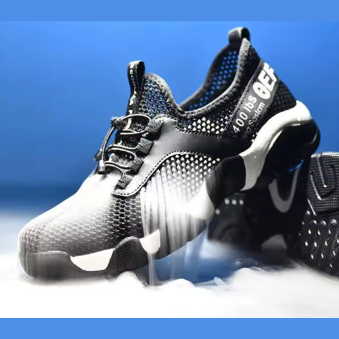 Buty robocze męskie z noskiem stalowym - lekkie, oddychające i trwałe