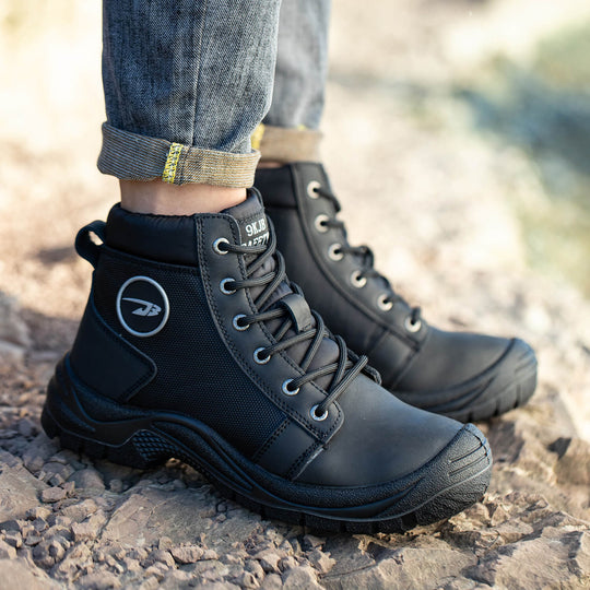 Wodoodporne Buty Robocze – Męskie Buty Ochronne Ze Stalowymi Noskami
