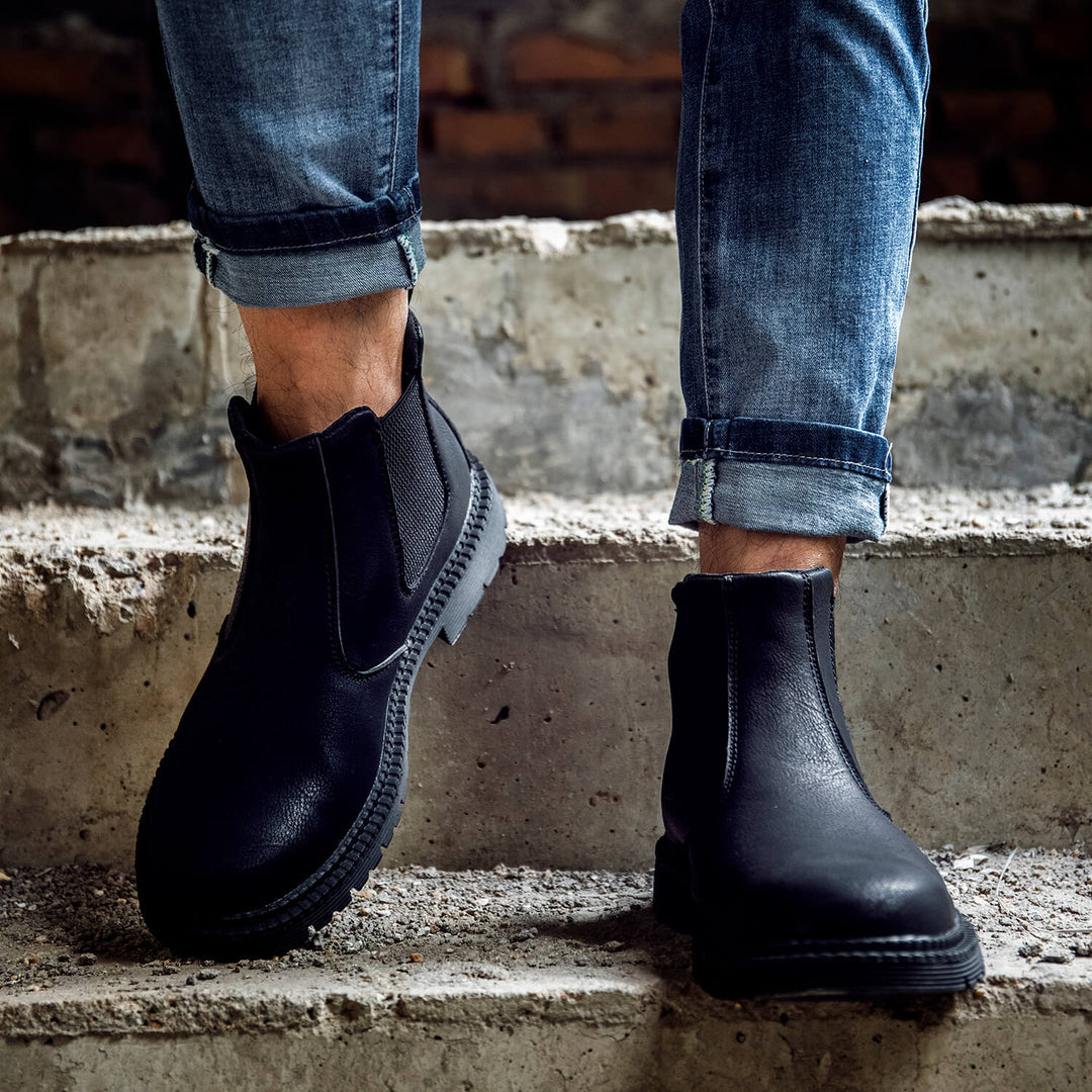 Wodoodporne Buty Wsuwane – Męskie Buty Ze Stalowymi Noskami